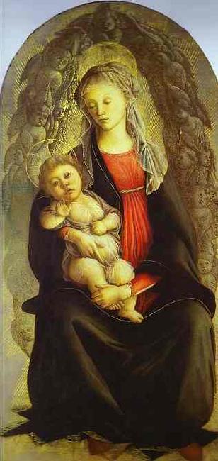 Sandro Botticelli Madonna in Glory oil painting image